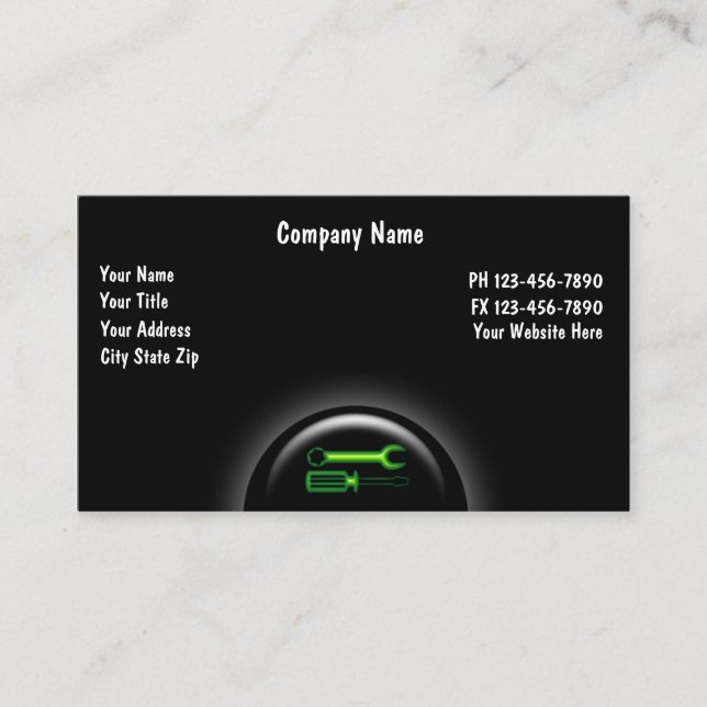 Automotive Business Cards (Front)