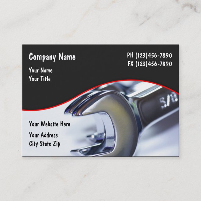 Automotive Business Cards (Front)
