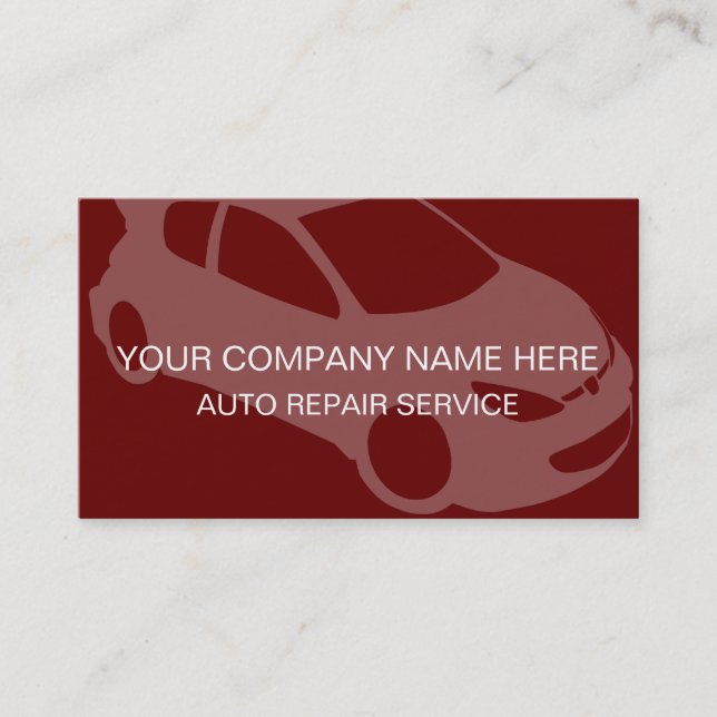 Automotive Business Cards (Front)