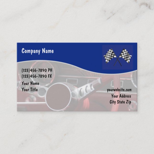 Automotive Business Cards (Front)