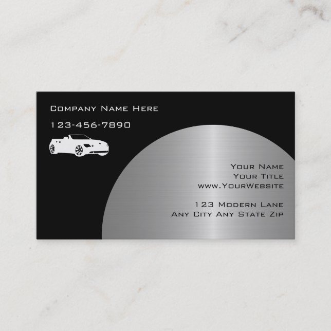 Automotive Business Cards (Front)