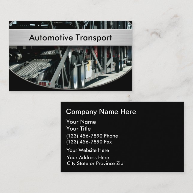 Automotive Business Cards (Front/Back)
