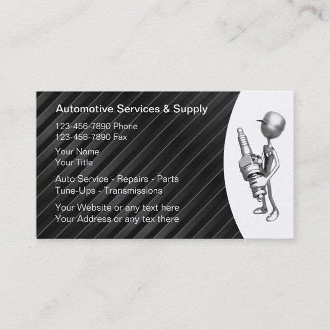 Automotive Business Cards (Front)
