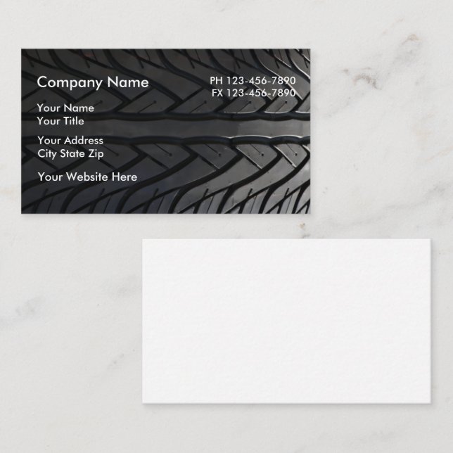 Automotive Business Cards (Front/Back)