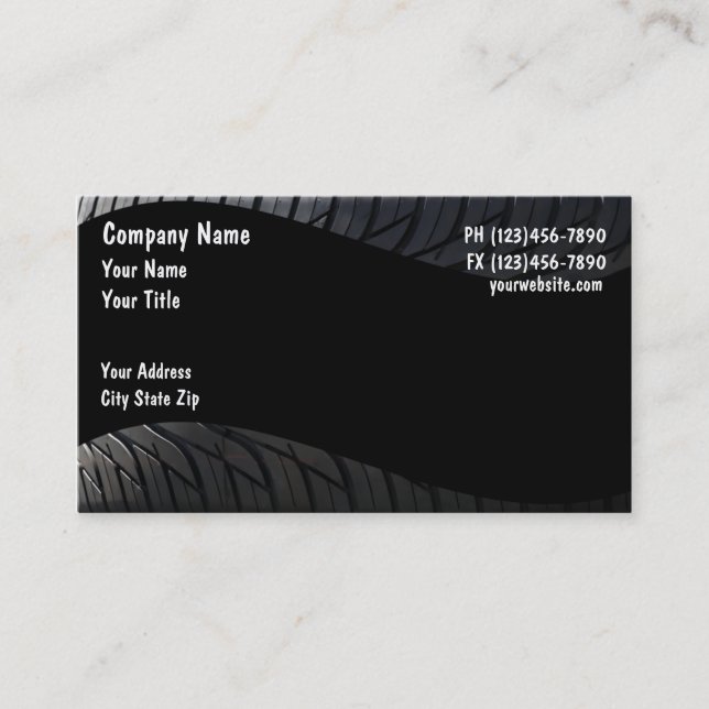 Automotive Business Cards (Front)