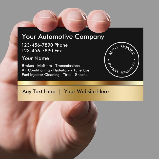 Automotive Business Cards (Creator Uploaded)