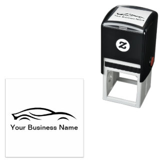 Automotive Business Logo Self-inking Stamp