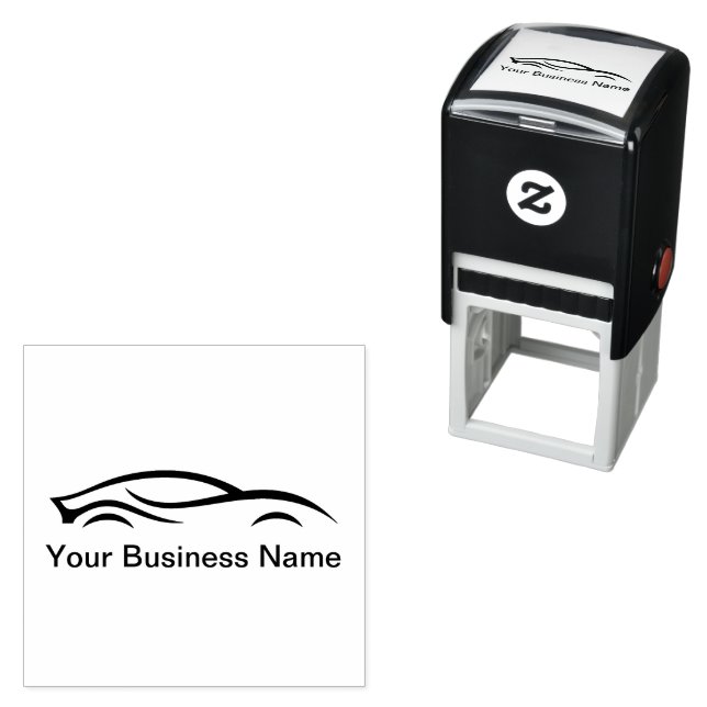 Automotive Business Logo Self-inking Stamp (In Situ)