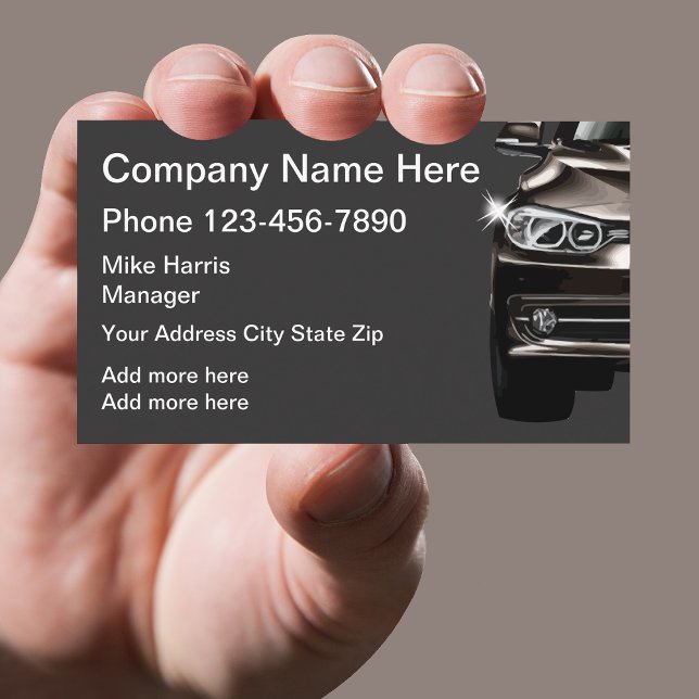 Automotive Business Profile Cards (Creator Uploaded)