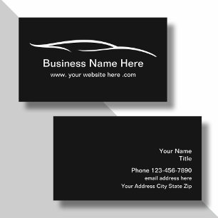 Automotive, Car Detailing Business Cards