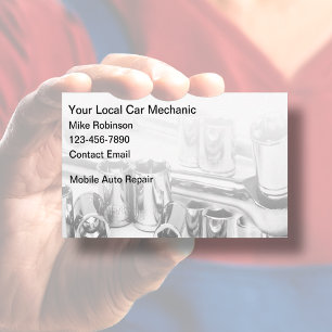 Automotive Car Mechanic Repair Business Card
