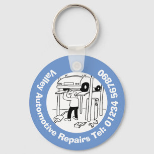 Automotive Car Repairs & Mechanics. Key Ring