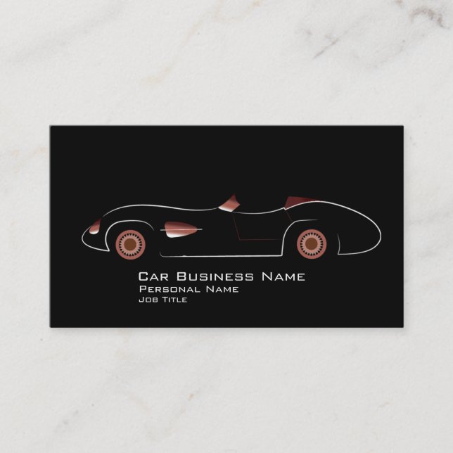 Automotive Car Service Business Card (Front)