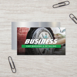 Automotive Car Wash & Auto Detailing Business Card