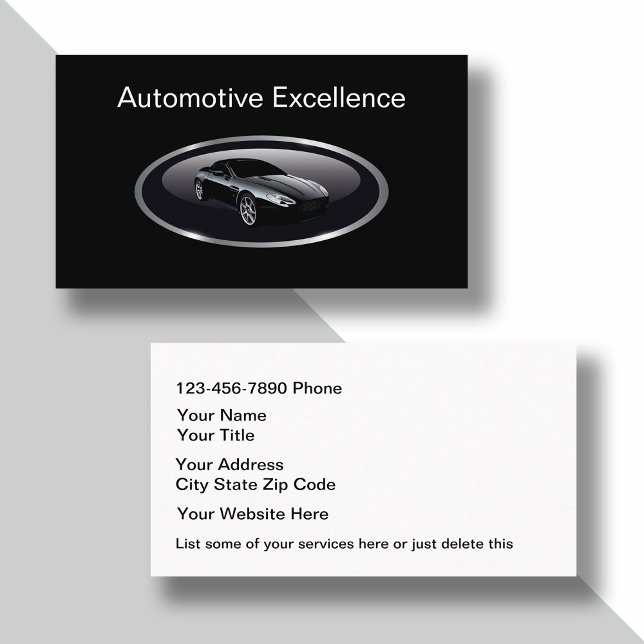 Automotive Cool Business Cards (Creator Uploaded)