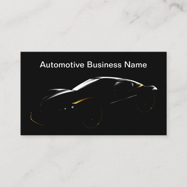 Automotive Cool Business Cards (Front)