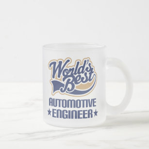 Automotive Engineer Gift Frosted Glass Coffee Mug