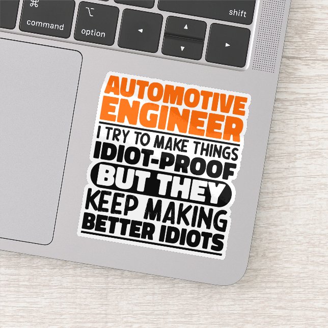 Automotive Engineer I Try To Make Things Funny (Detail)