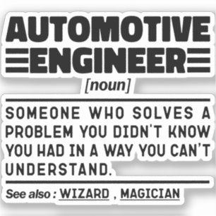 Automotive Engineer Noun Professional Father Cool