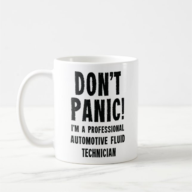 Automotive Fluid Technician Coffee Mug (Left)