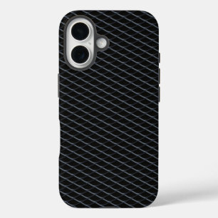 Automotive Garage Tuning Charcoal Grille Print iPhone 16 Case