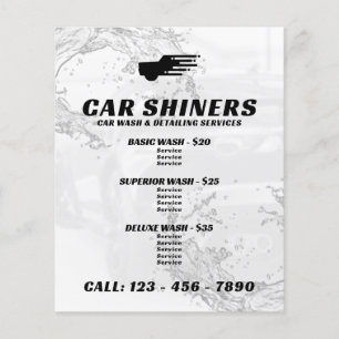 Automotive logo based flyer