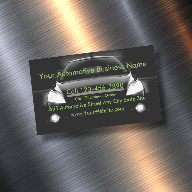 Automotive Magnetic Business Card (Creator Uploaded)