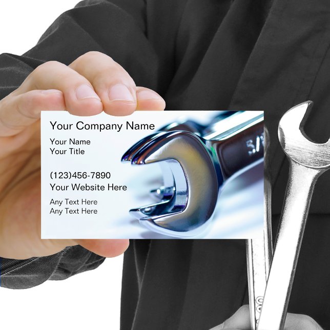 Automotive Mechanic Business Card (Creator Uploaded)