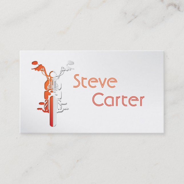 Automotive / Moto / Bike Transport Sport Business Card (Front)