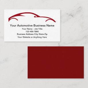 Automotive New Business Profile Cards