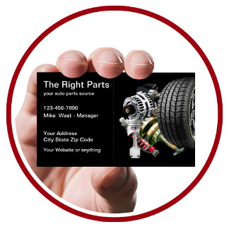 Automotive Parts Salvage Business Card