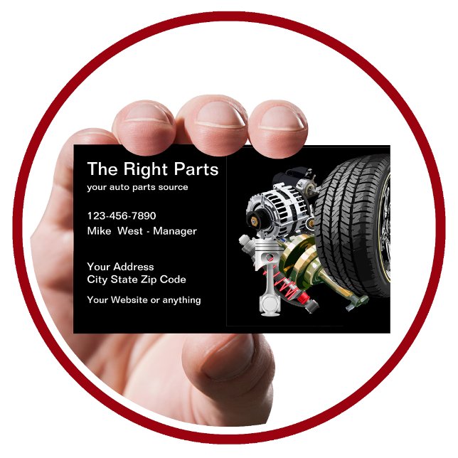 Automotive Parts Salvage  Business Card (Creator Uploaded)