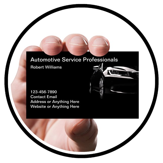 Automotive Professional Services Business Card (Creator Uploaded)