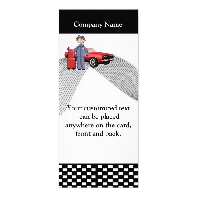 Automotive Rack Card (Front)