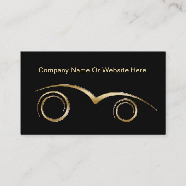 Automotive Service Business Cards (Front)