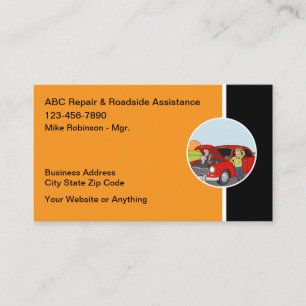 Automotive Services And Mobile Repair  Business Card