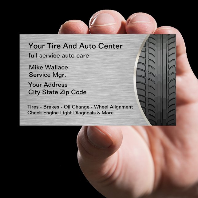 Automotive Services Modern Business Cards (Creator Uploaded)