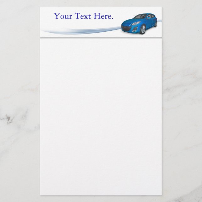 Automotive Stationery (Front)