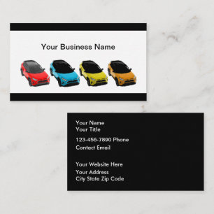Automotive Theme Business Cards Design