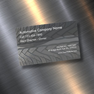Automotive Theme Magnetic Business Card