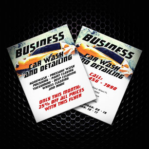 Automotive water splash flyer