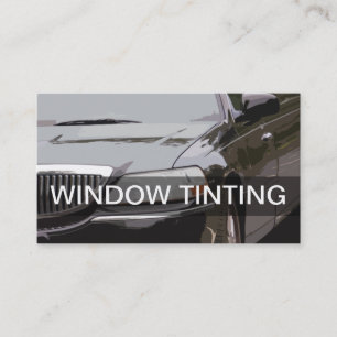 Automotive Window Tinting Business Cards