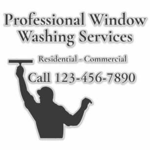 Automotive Window Washing Display Decals