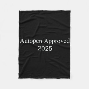 Autopen Approved 2025 Fleece Blanket