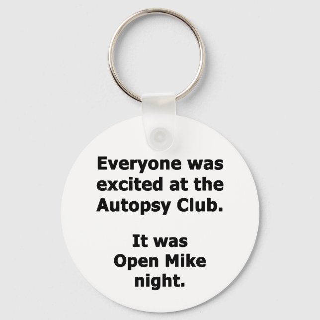 Autopsy Club Key Ring (Front)
