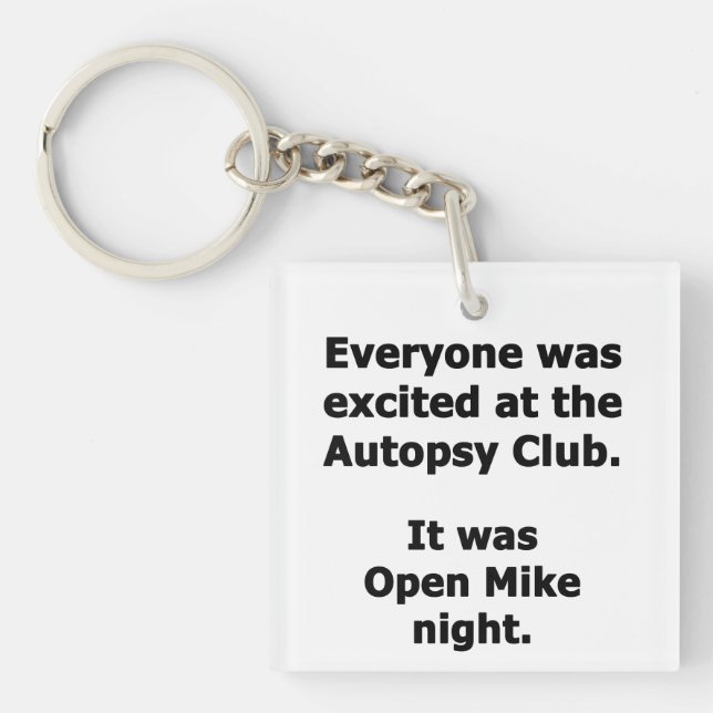 Autopsy Club Key Ring (Front)