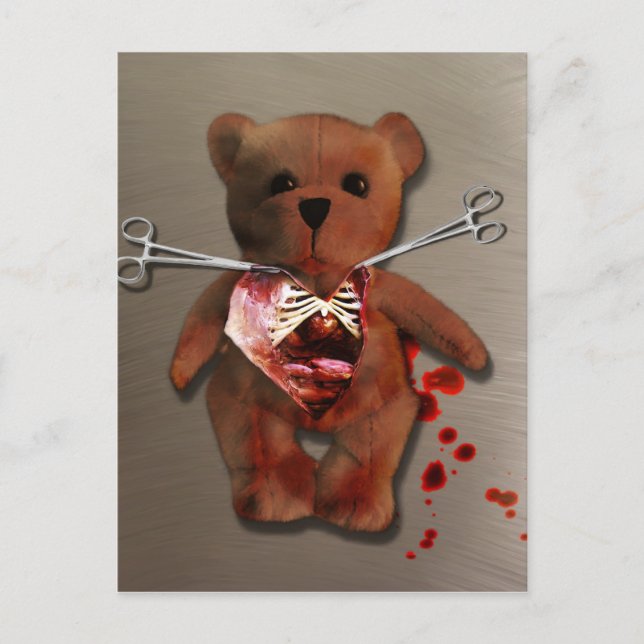 Autopsy of T. Bear Postcard (Front)