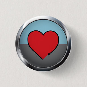 Autosexual 3 Cm Round Badge
