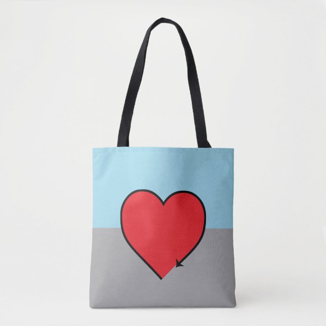 Autosexual Pride Flag and Symbol Tote Bag (Front)