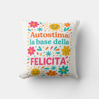 Autostima e felicità cushion